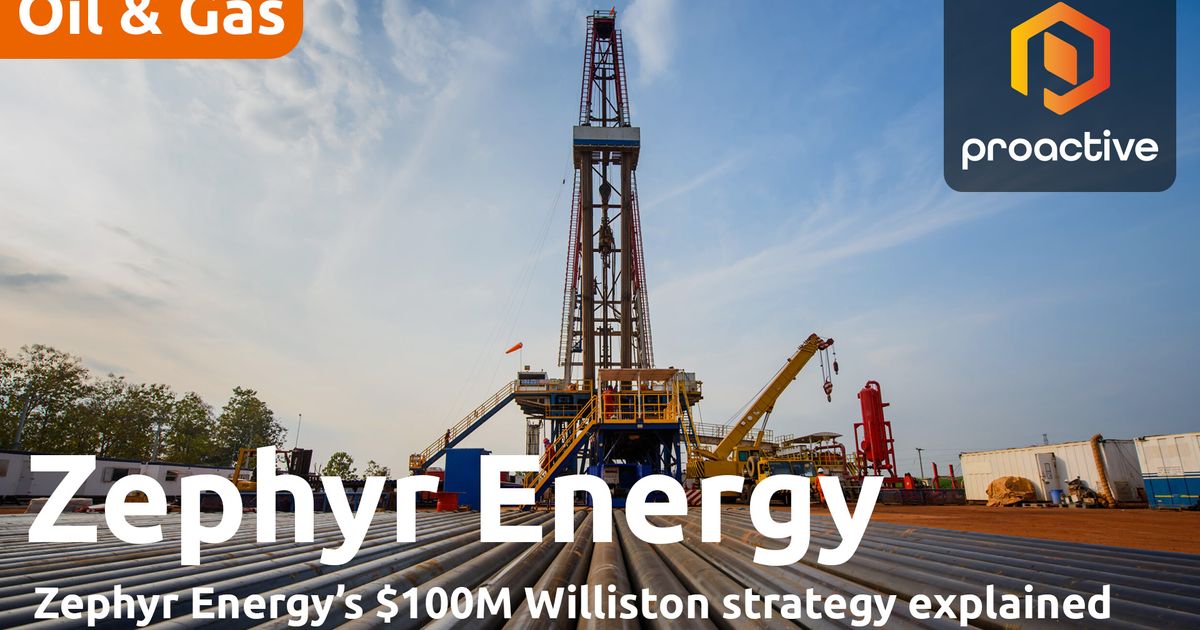 ZephyrEnergyPlc's tweet card. Zephyr Energy CEO on share placing, Paradox progress and $7.3m Rocky...