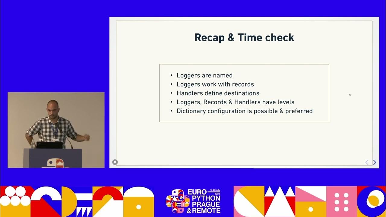europython's tweet card. A quick guide to logging for Django developers — Ivaylo Donchev