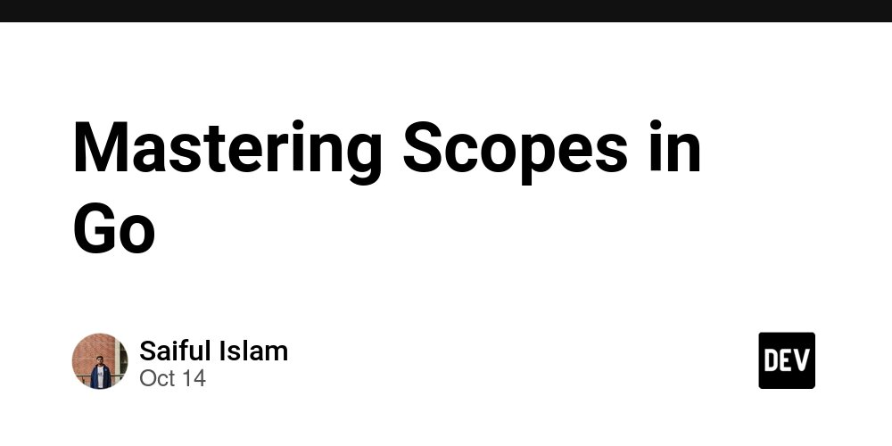 GolangTrends's tweet card. Basics for all advanced Go concepts, it is scope. Without a rock-solid understanding of scope, your programs will feel confusing and unpredictable—if a variable isn't accessible where you expect it...