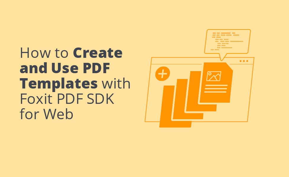 foxitdeveloper's tweet card. PDF templates are predefined patterns that are used to generate PDF files. PDF templates can be created and added to any platform, such as web or mobile apps, and used automatically or manually with...