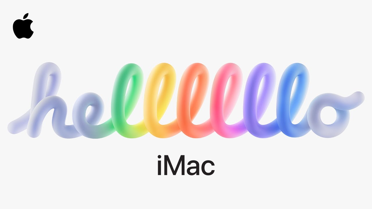 corn_python's tweet card. iMac Announcement - October 28