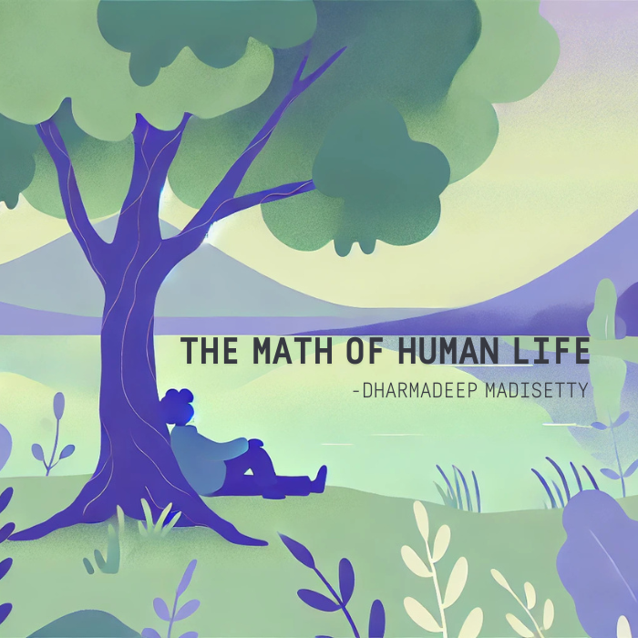 Bot_code_2003's tweet card. The math of the universe runs on output — stars shine, rivers flow, machines work. But human life bends that rule. Discover why lazy days, laughter, and slow moments are the true math of a life well...