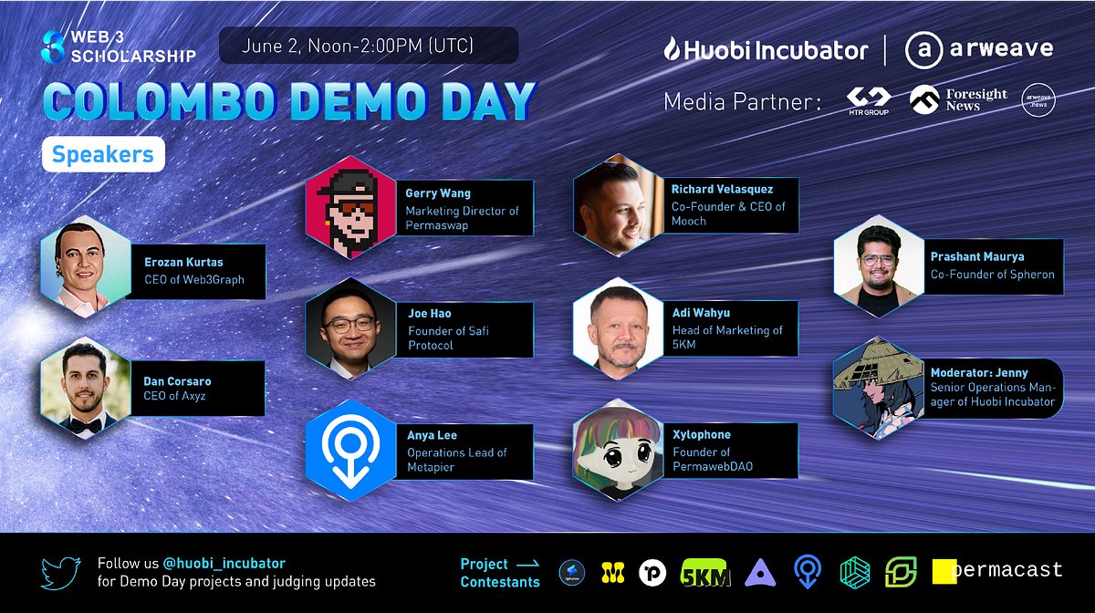 HTX_Incubator's tweet card. Check out the participators in our second Colombo Demo Day, interact and win!