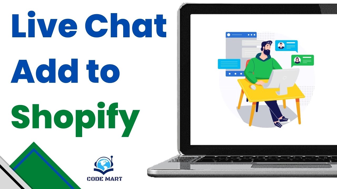 codeallhub's tweet card. How to Add Live Chat to Shopify Website Free App – Chat with User ||...