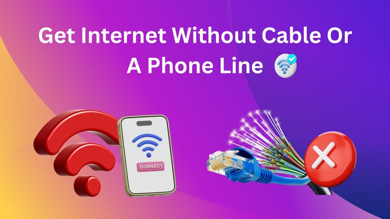 Data_Feature's tweet card. Discover how to get internet without cable or a phone line! Explore 5G home internet, mobile hotspots, satellite, & more.
