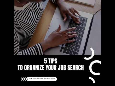preponpurp's tweet card. #jobhuntingtips #careersadvice 5 Tips to Organize Your Job Search for...