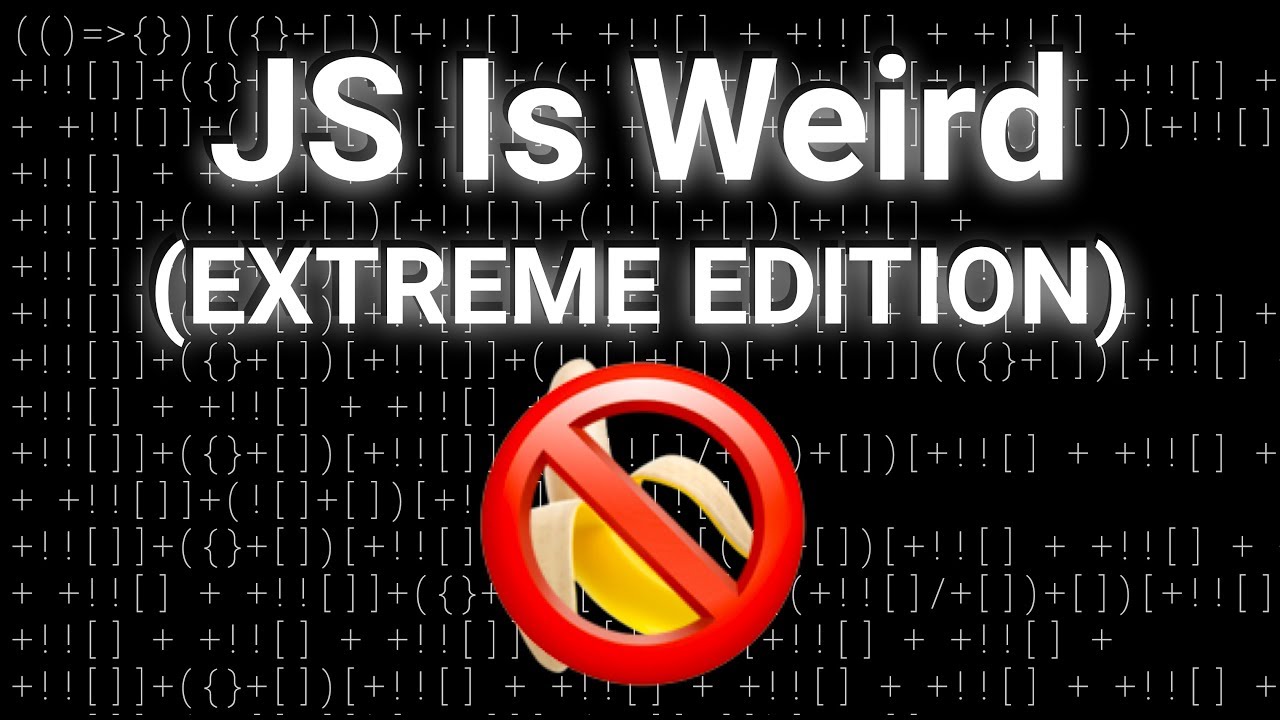 ProfessorQu's tweet card. JavaScript Is Weird (EXTREME EDITION)