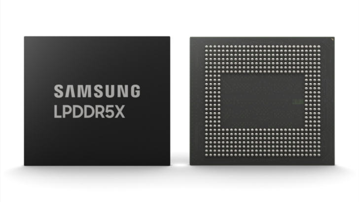 Samsung's tweet card. Samsung’s LPDDR5X DRAM will provide over 1.3x faster processing speeds and consume nearly 20% less power than the previous LPDDR5 solution The LPDDR5X solution will broaden the use of high-performa...