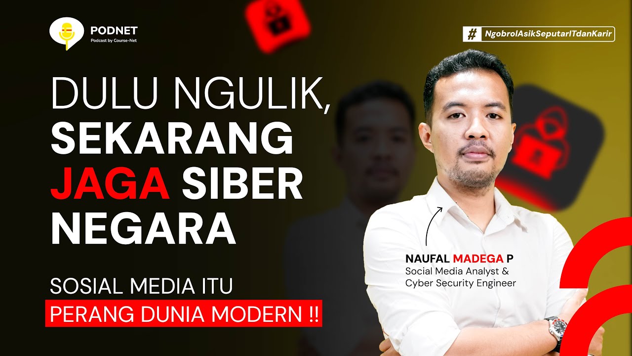 CourseNetID's tweet card. NGGAK JAGO NGODING TAPI JAGA SIBER NEGARA⁉️ BUKTI GEN Z BISA TAKLUKIN...