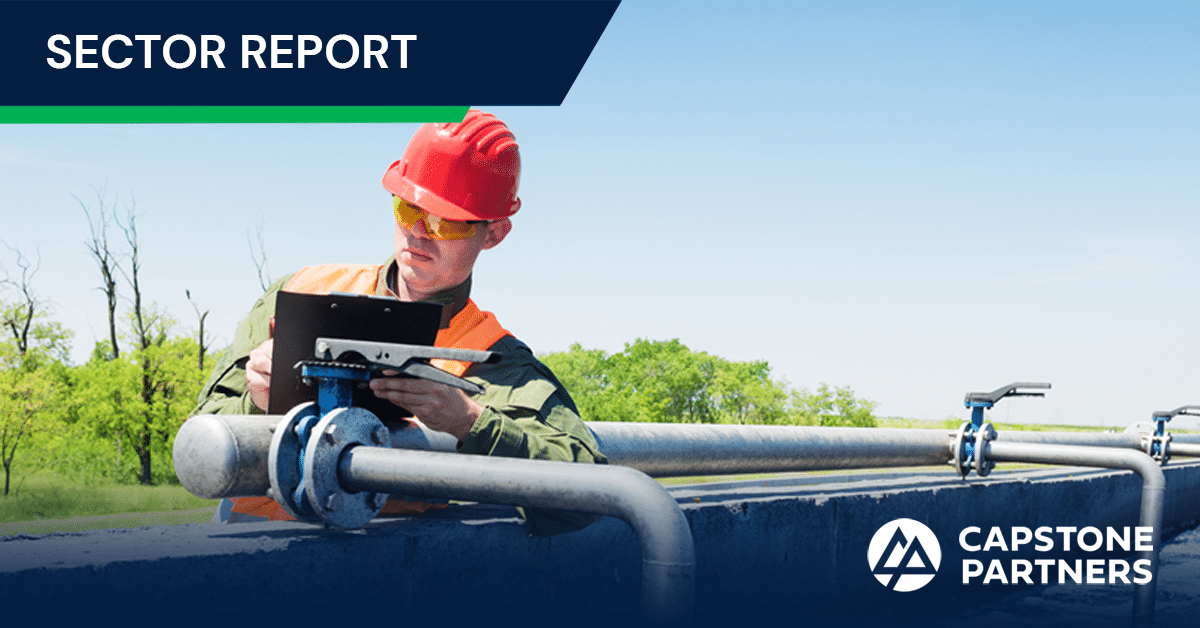capstone_ibank's tweet card. Capstone Partners' Flow Control M&A Update explores how advancement of internet of things and predictive maintenance has...
