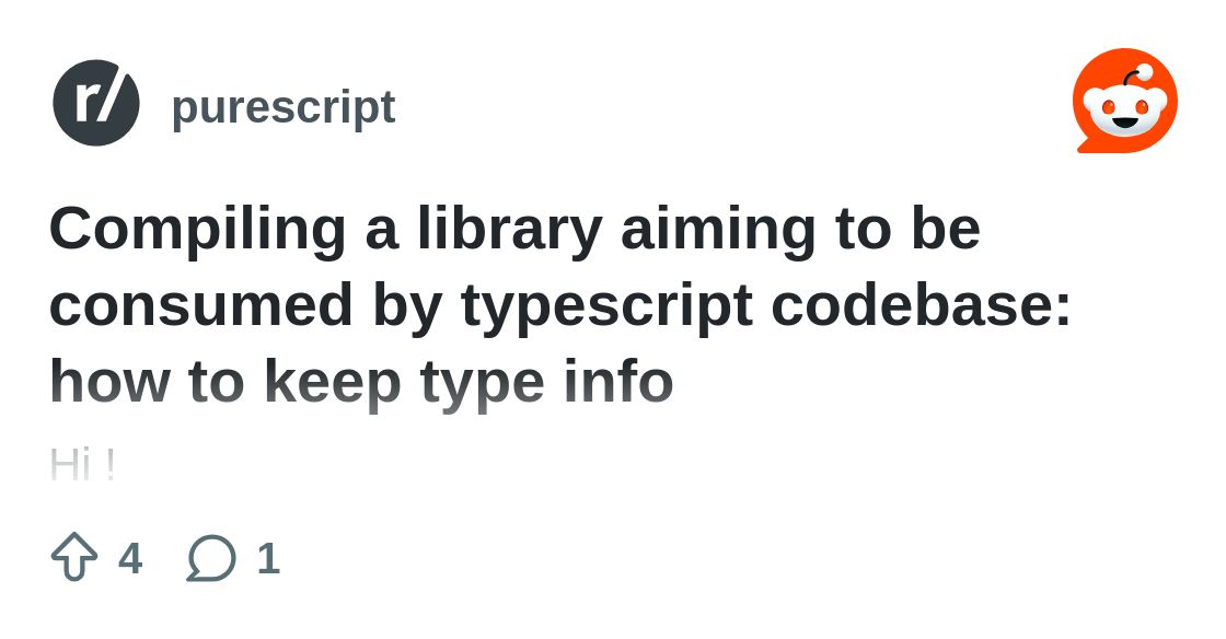 purescript's tweet card. Explore this post and more from the purescript community