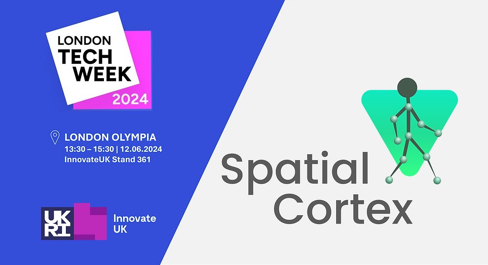 spatialcortex's tweet card. London Tech Week, a pinnacle event in the tech landscape, will feature InnovateUK's presentation of SpatialCortex, a revolutionary technology specifically targeting manual-handling injuries and...