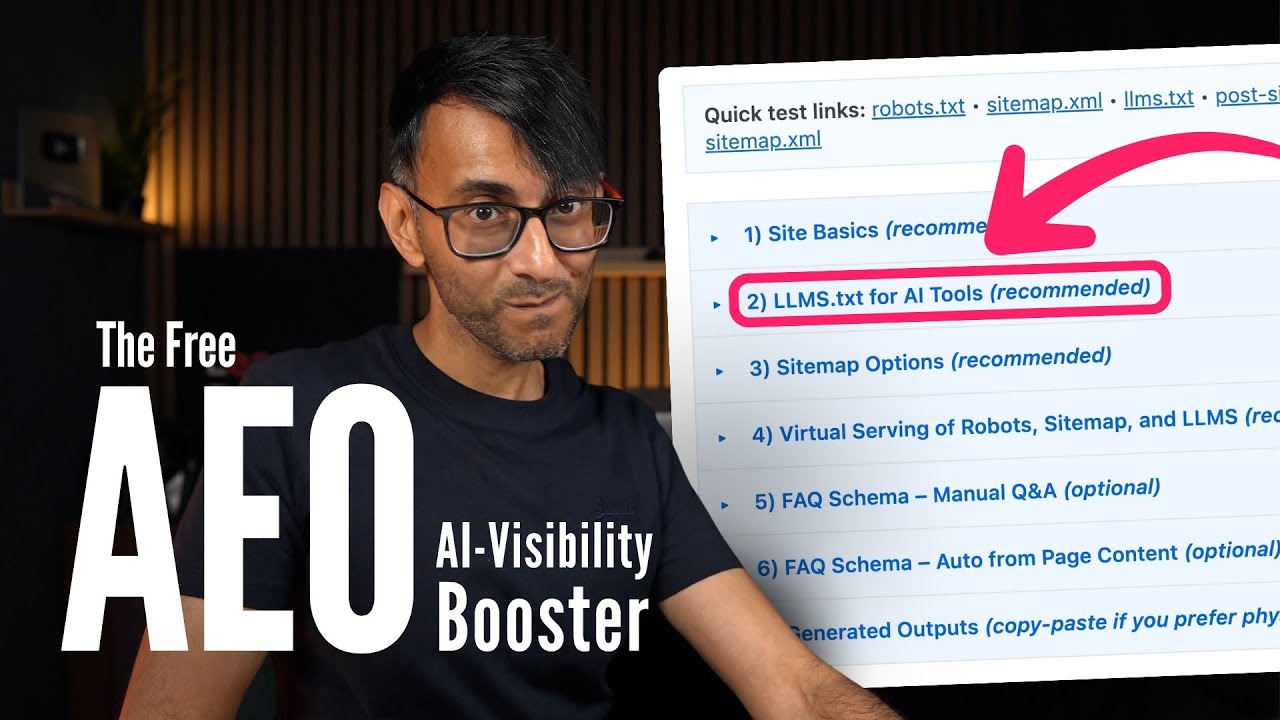 ImranWebsites's tweet card. Use this to BOOST discovery with ChatGPT, AEO + LLMS!