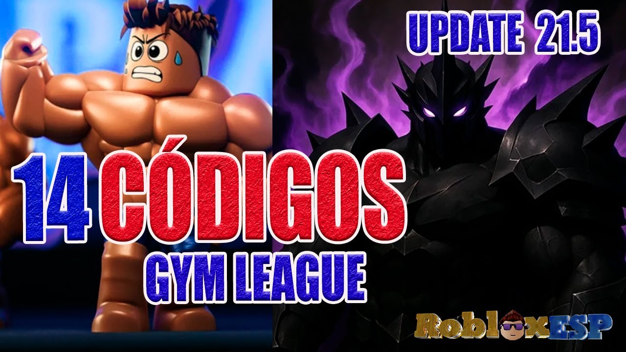SoyRobloxESP's tweet card. UPDATE 21.5 💪 CÓDIGOS DE LIGA DE GIMNASIO 💪 CÓDIGOS DE GYM LEAGUE