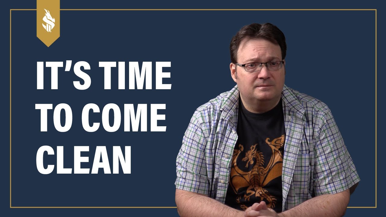BrandSanderson's tweet card. It's Time to Come Clean — Brandon Sanderson