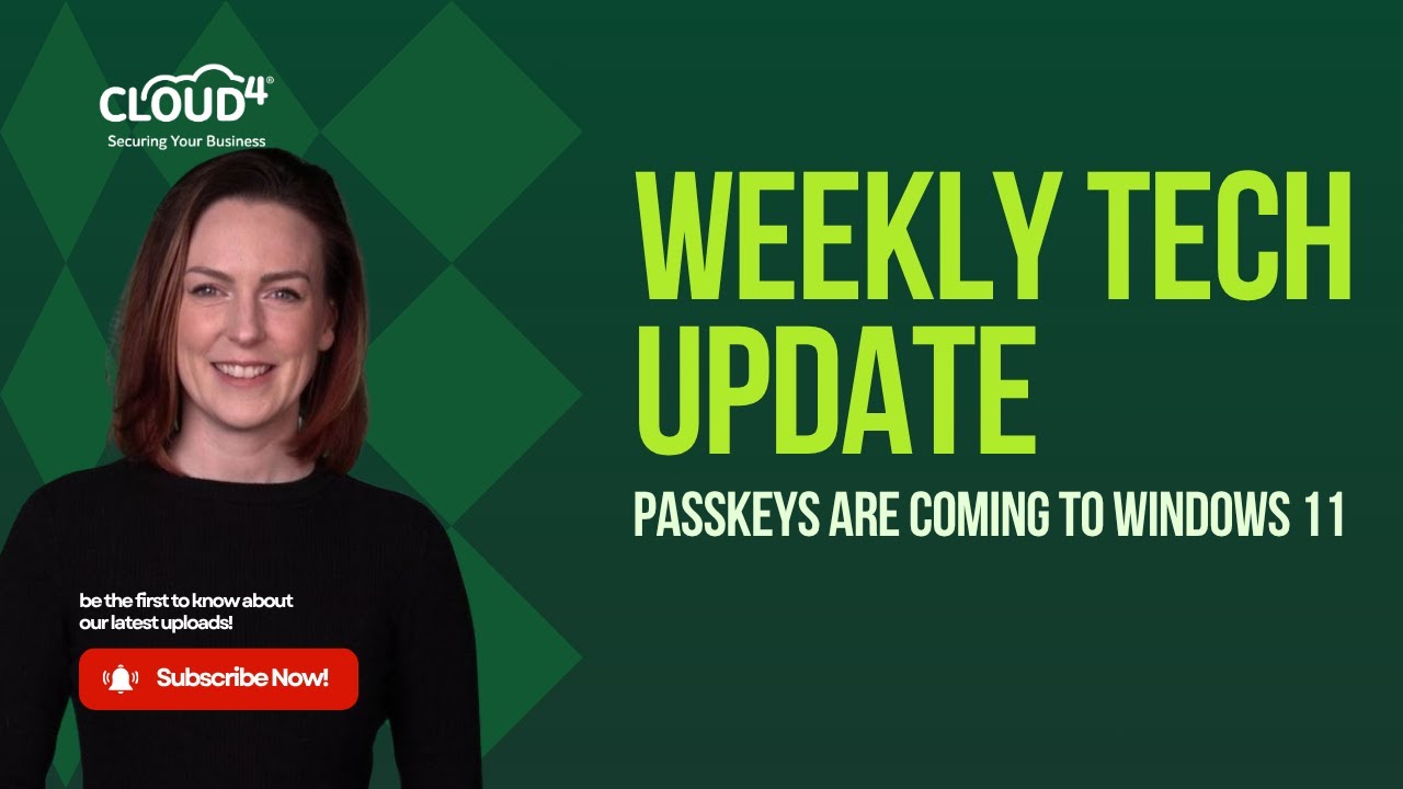 cloud4tech's tweet card. Weekly Tech Update: Passkeys are coming to Windows 11