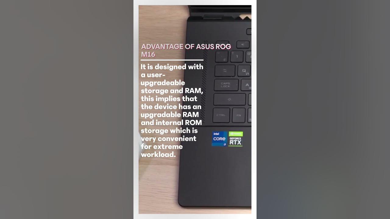 Gadget_judge's tweet card. 🔹ASUS ROG M16: the first look and impressions!🔹