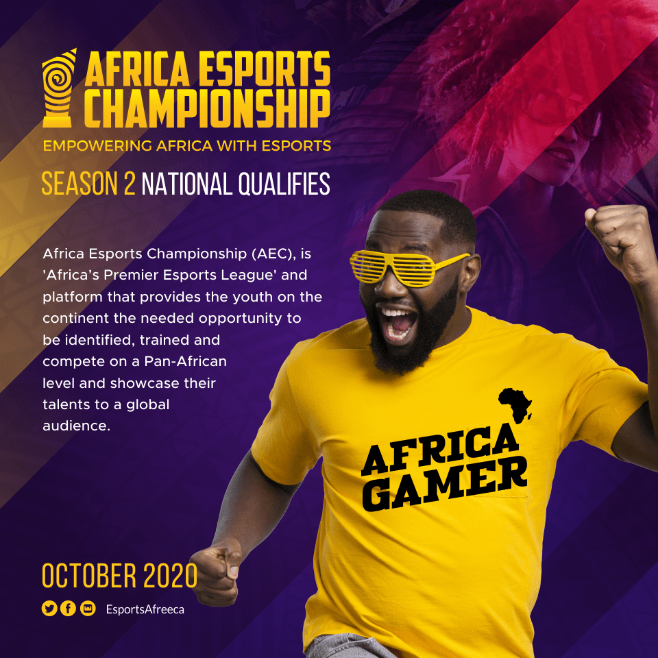 EsportsAfreeca's tweet card. African Esports