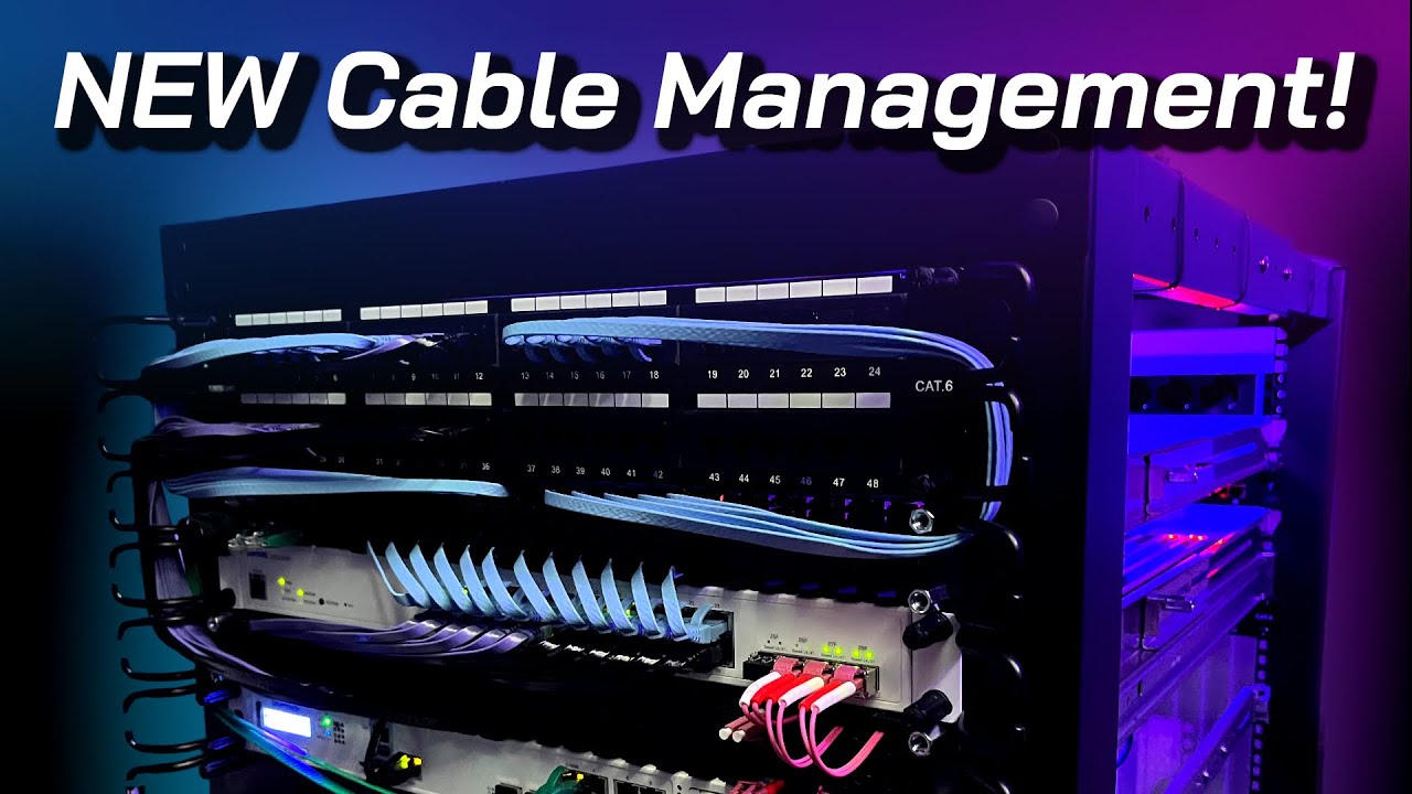 ChristianLempa's tweet card. My Cable Management got SO MUCH Better!
