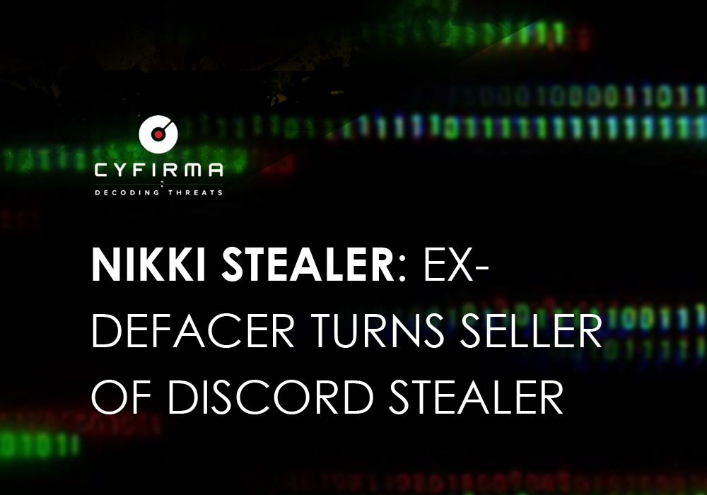 CyfirmaR's tweet card. EXECUTIVE SUMMARY At CYFIRMA, we are committed to offering up-to-date insights into prevalent threats and tactics employed by malicious actors,...