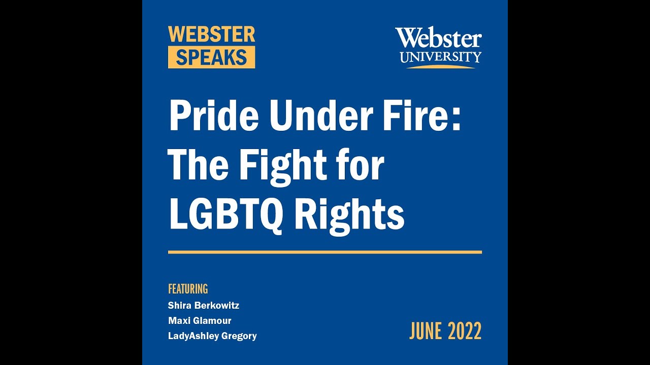 websteru's tweet card. Webster Speaks | Pride Under Fire: The Fight for LGBTQ Rights