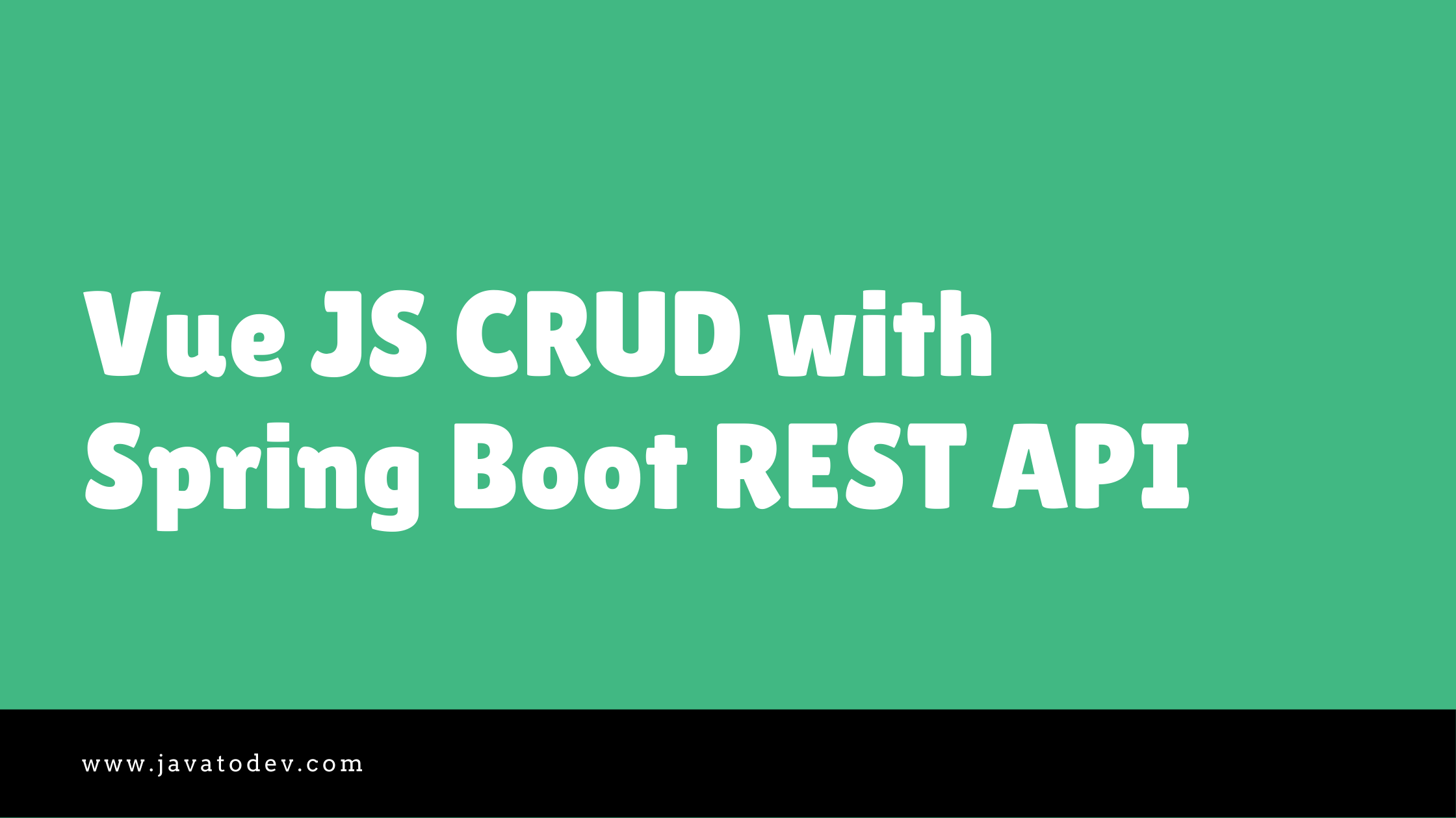 spbootdeveloper's tweet card. Learn how to develop a Vue JS CRUD application with Vuetify, Axios, and Spring Boot REST API. This guide provides detailed steps and best practices for building a robust and user-friendly CRUD app.