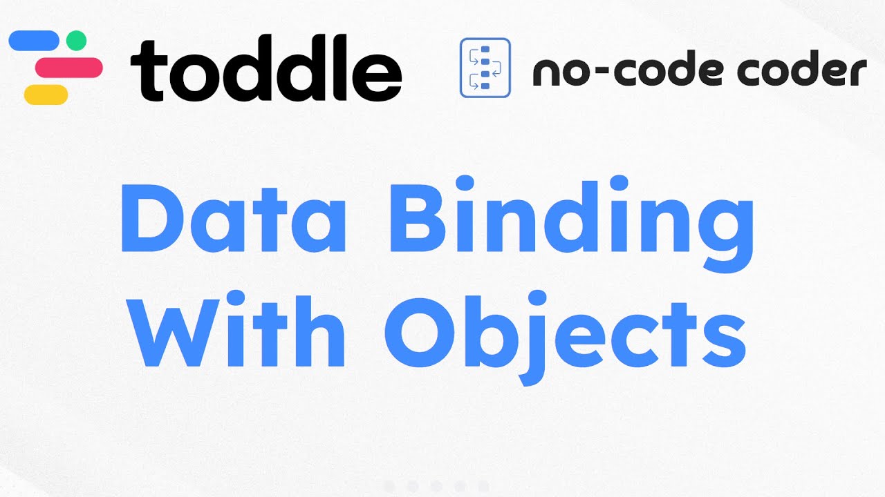 nocodecoder's tweet card. Nordcraft (FKA Toddle) - Data Binding with Objects