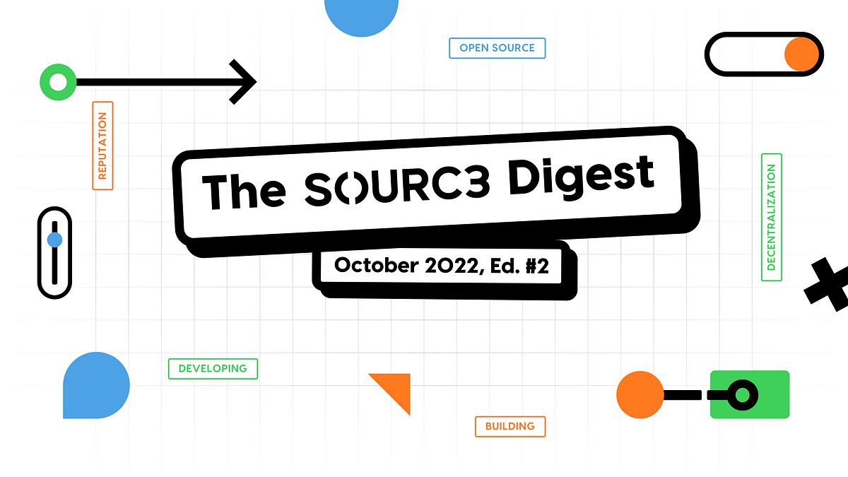 SOURC3xyz's tweet card. October is a special month for SOURC3 marking the release of our first product offering “GitConnect”, loads of community content, our…