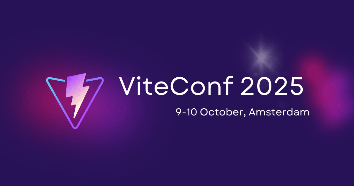 Slidevjs's tweet card. The Official in-person Vite Conference organised in collaboration with the Creator of Vite, Evan You and Vite Core Team!