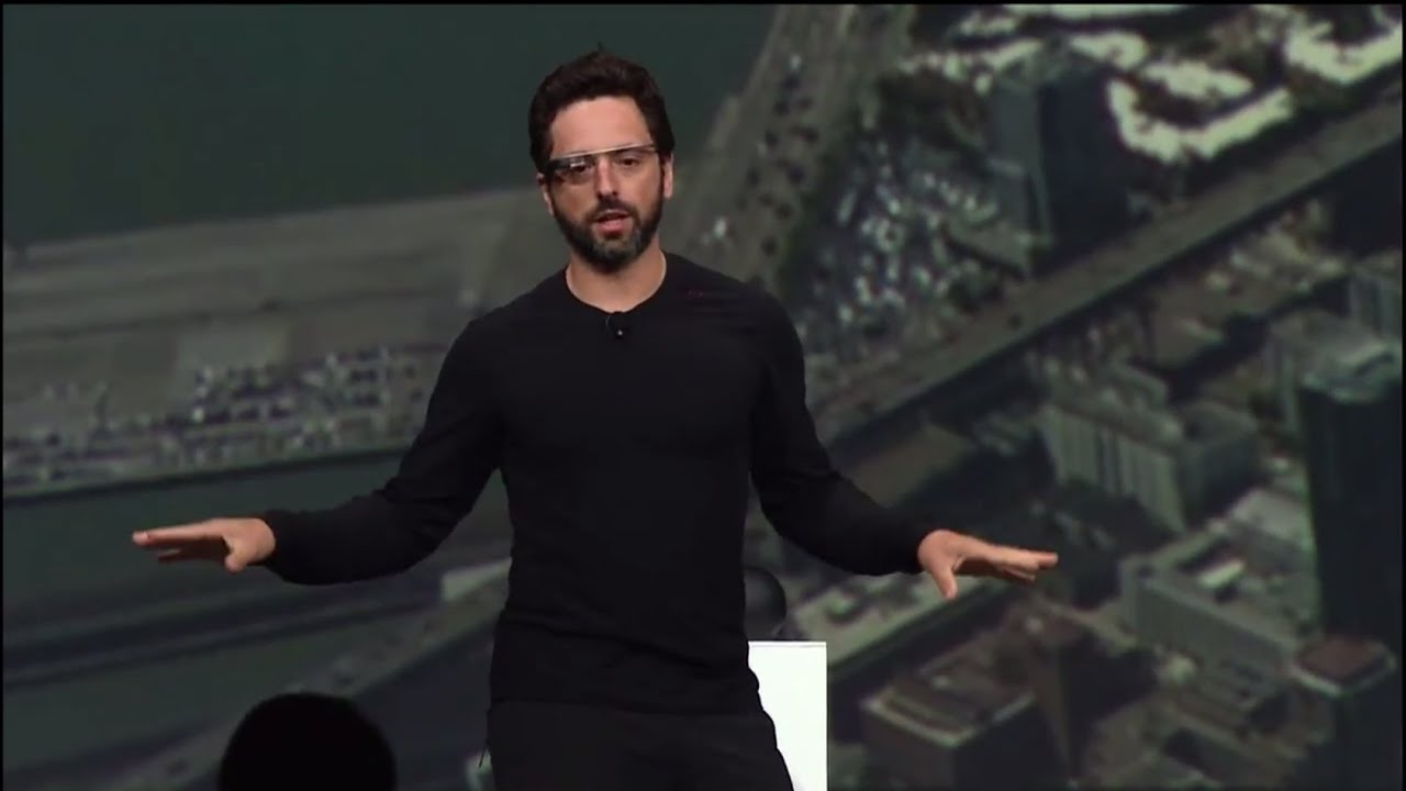 TudoJava's tweet card. Project Glass: Live Demo At Google I/O