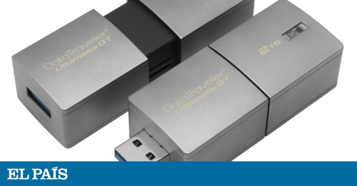 ticprof_umh's tweet card. Kingston presenta el DataTraveler Ultimate GT, una memoria USB capaz de almacenar 1.600 películas