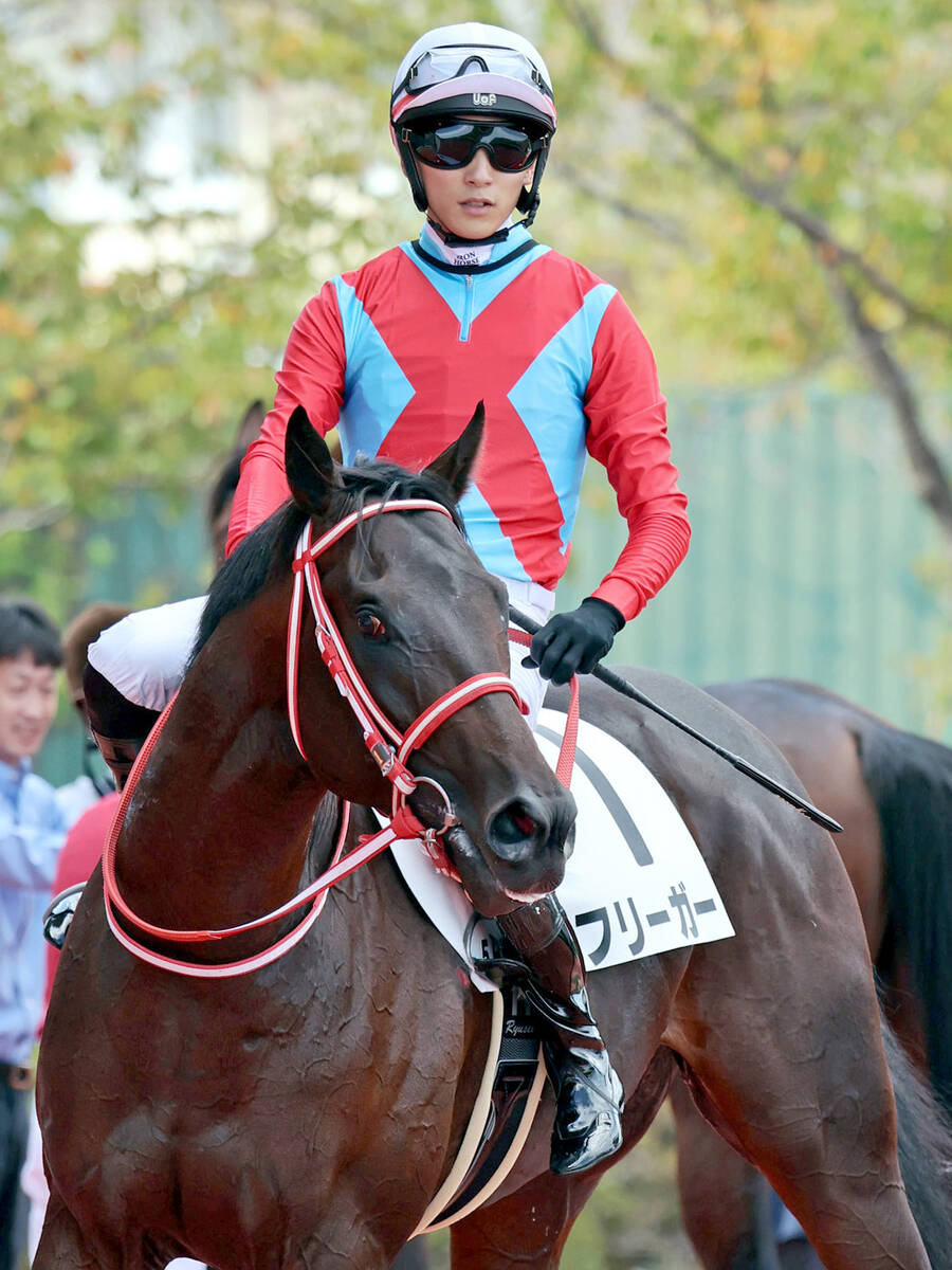 hochi_keiba's tweet card. 　阪神で新馬勝ちしたフリーガー（牡２歳、栗東・矢作芳人厩舎、父コントレイル）は東京スポーツ杯２歳Ｓ・G２（１１月２４日、東京競馬場・芝１８００メートル）で重賞初制覇を狙う。すずらん賞６着のスターオブロンドンは福島２歳Ｓ（１１月１６日、福島競馬場・芝１２００メートル）。