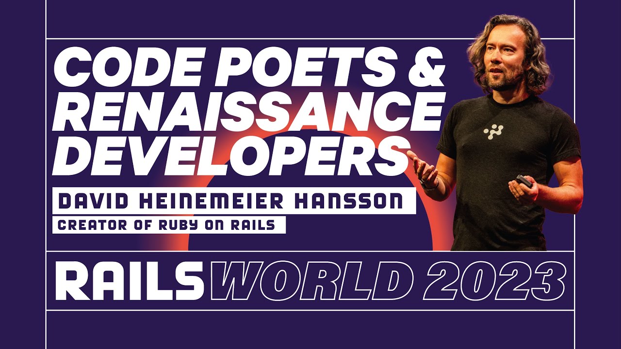 dhh's tweet card. Rails World 2023 Opening Keynote - David Heinemeier Hansson