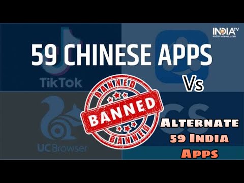 voicetech360's tweet card. 59 chinese Apps தடை ! காரணம் என்ன ? Alternate 59 Indian 🇮🇳 Apps...