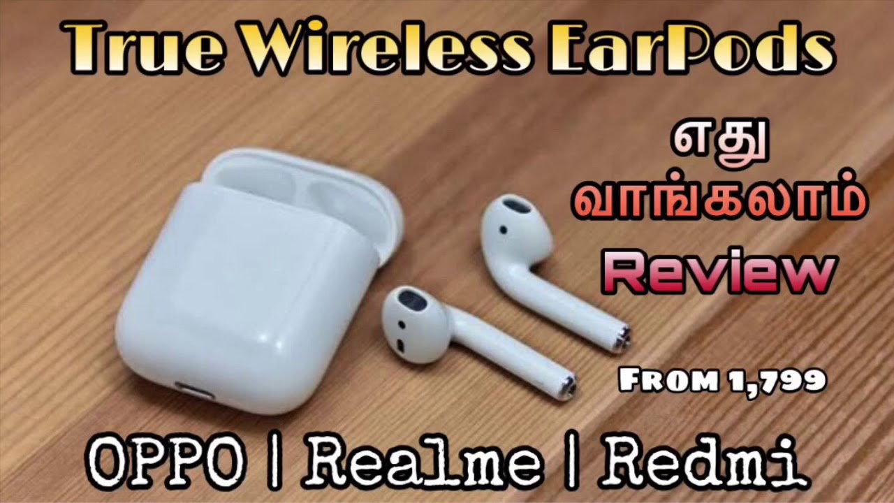 voicetech360's tweet card. Wireless EarPods எது வாங்கலாம் ? Full Review in Tamil
