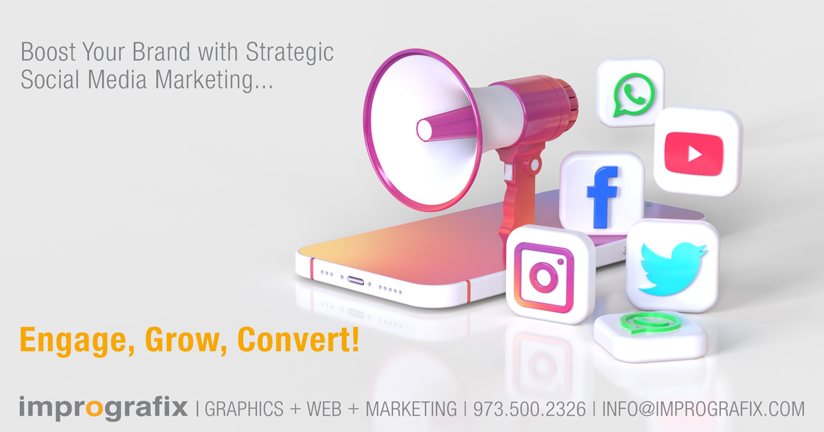 imprografix's tweet card. Social Media Marketing by Imprografix: Boost your brand with expert management, content creation & campaigns. NJ-based, tailored solutions