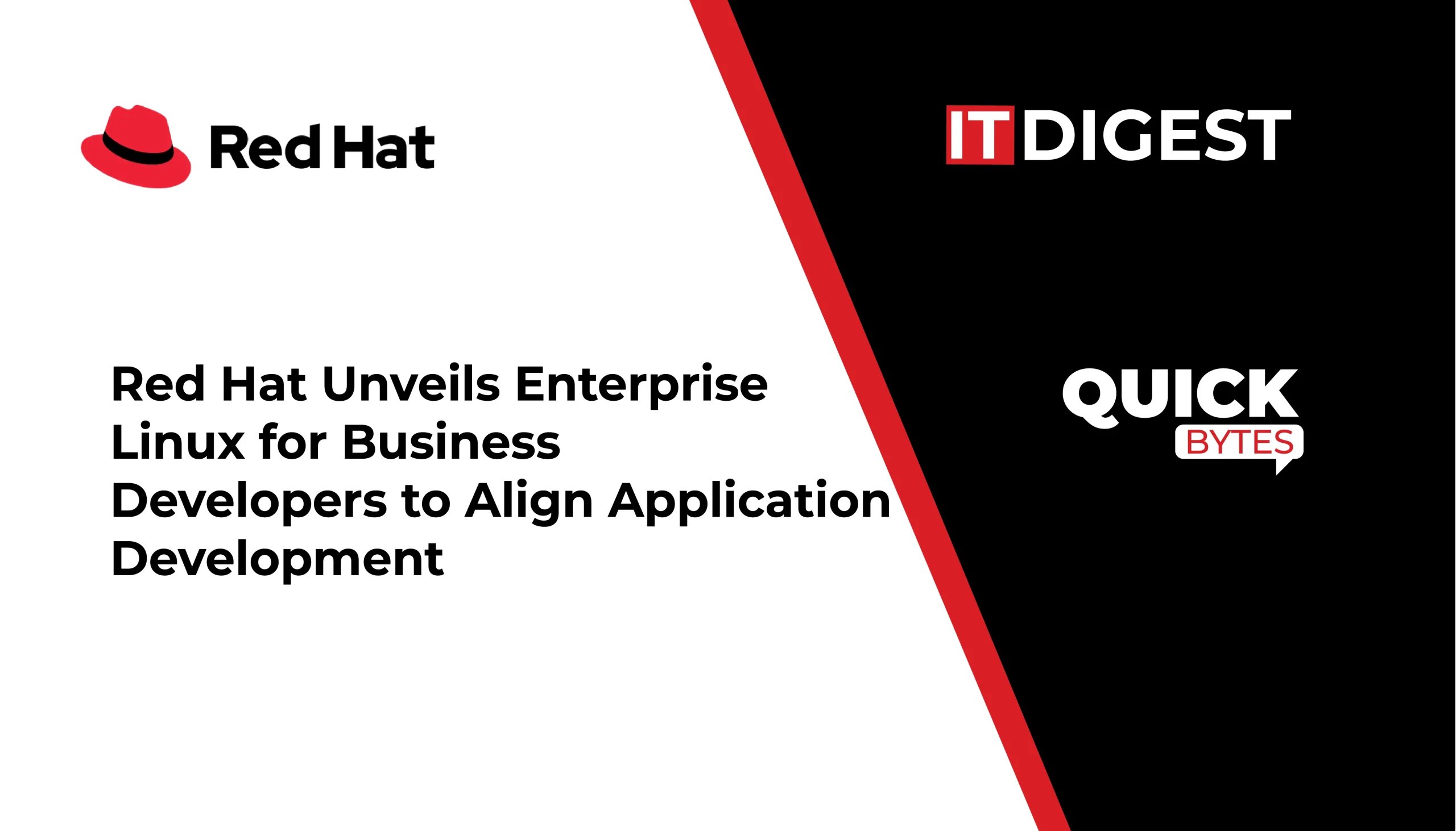 ITDigestmag's tweet card. Red Hat unveils Enterprise Linux for Business Developers, offering free, Self-Service access to Streamline App Development, Testing, and Iteration.