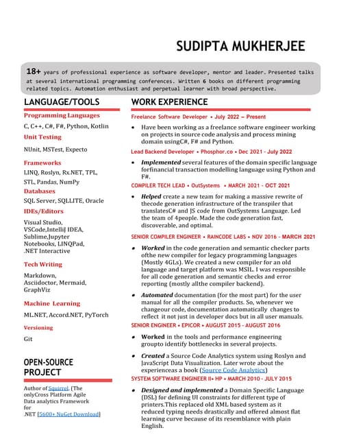 samthecoder's tweet card. Sudipta_Mukherjee_Resume_APR_2023_NEW_LOOK.pdf