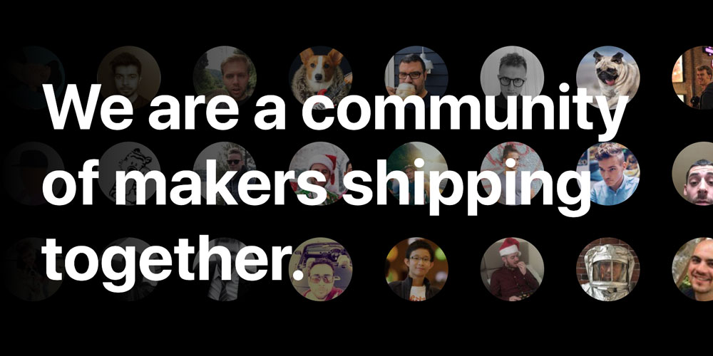 EasyUserTest's tweet card. We are a community of makers who help each other ship projects.