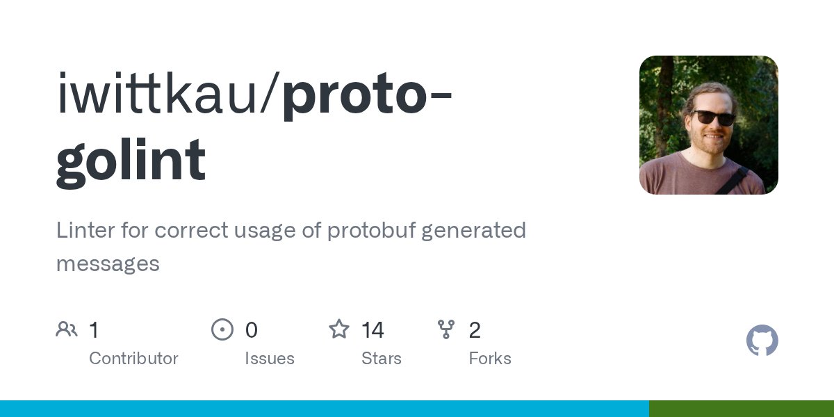 fatih's tweet card. Linter for correct usage of protobuf generated messages - iwittkau/proto-golint