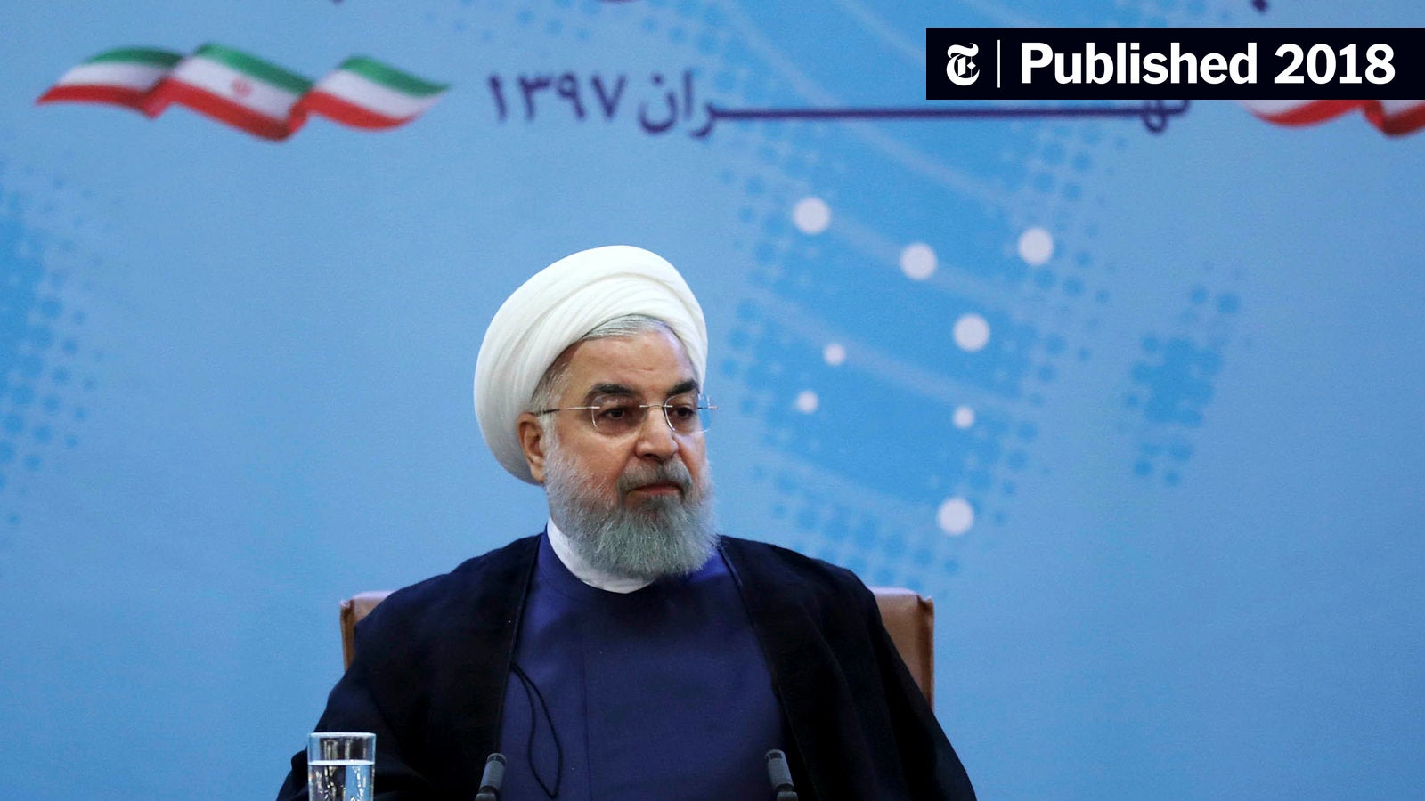 juliaioffe's tweet card. President Trump threatened Iran after the country’s president, Hassan Rouhani, himself warned of a confrontation that would be the “mother of all wars.”