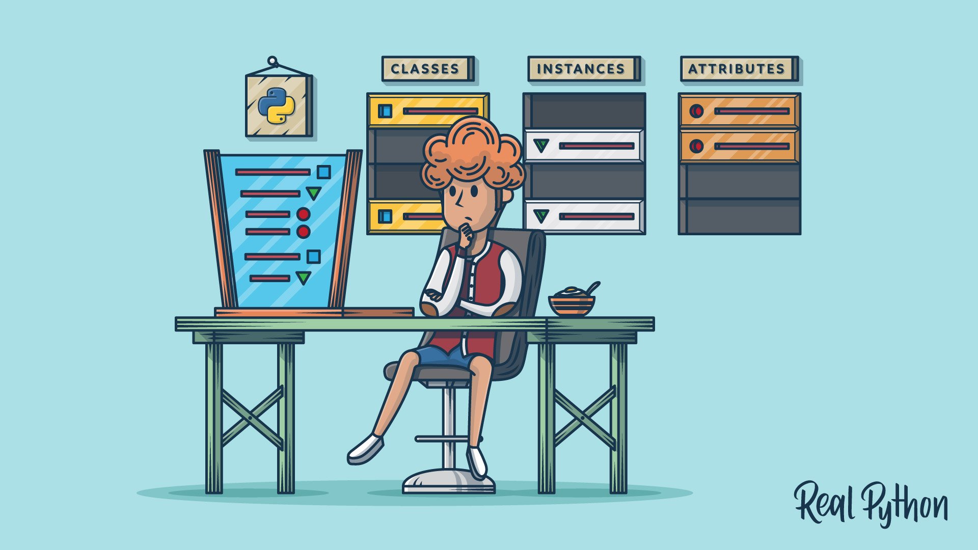 realpython's tweet card. In this tutorial, you'll learn all about object-oriented programming (OOP) in Python. You'll learn the basics of the OOP paradigm and cover concepts like classes and inheritance. You'll also see how...