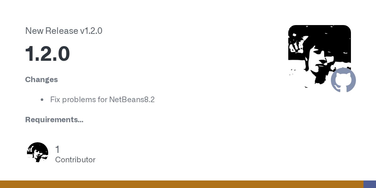 fuelphp1st's tweet card. Changes Fix problems for NetBeans8.2 Requirements NetBeans 8.2