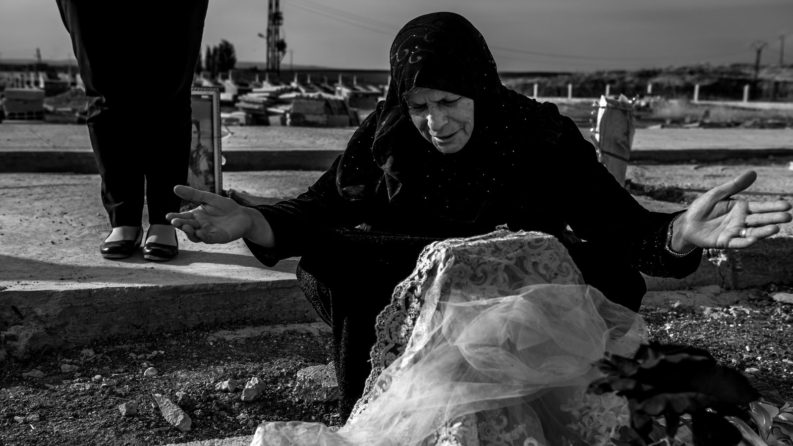 RojavaIC's tweet card. On the ground in northern Syria in the perilous weeks after President Trump’s military withdrawal.