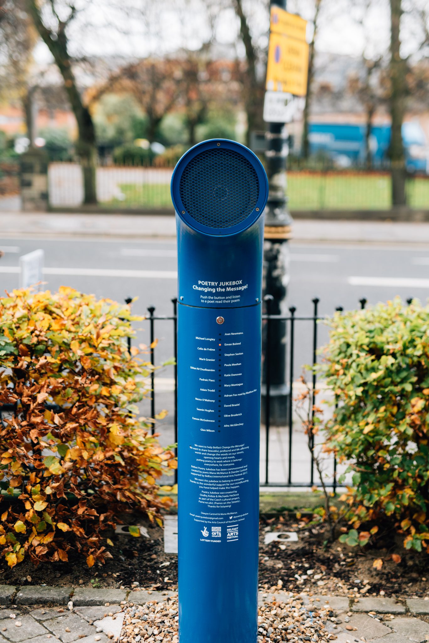 The_JHS's tweet card. For this curation of the Poetry Jukebox, we asked ten poets, including Scots Makar Pàdraig MacAoidh [Peter Mackay] and poets Anne McMaster, Charles Lang and Angeline King, to write new poems in...