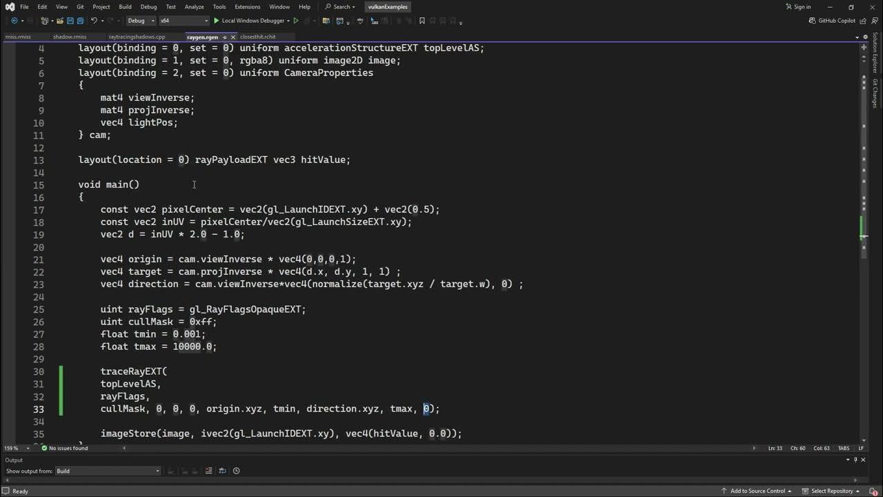 seamlessblend's tweet card. Vulkan API Discussion | Ray Tracing 12.4 | Generating rays using...