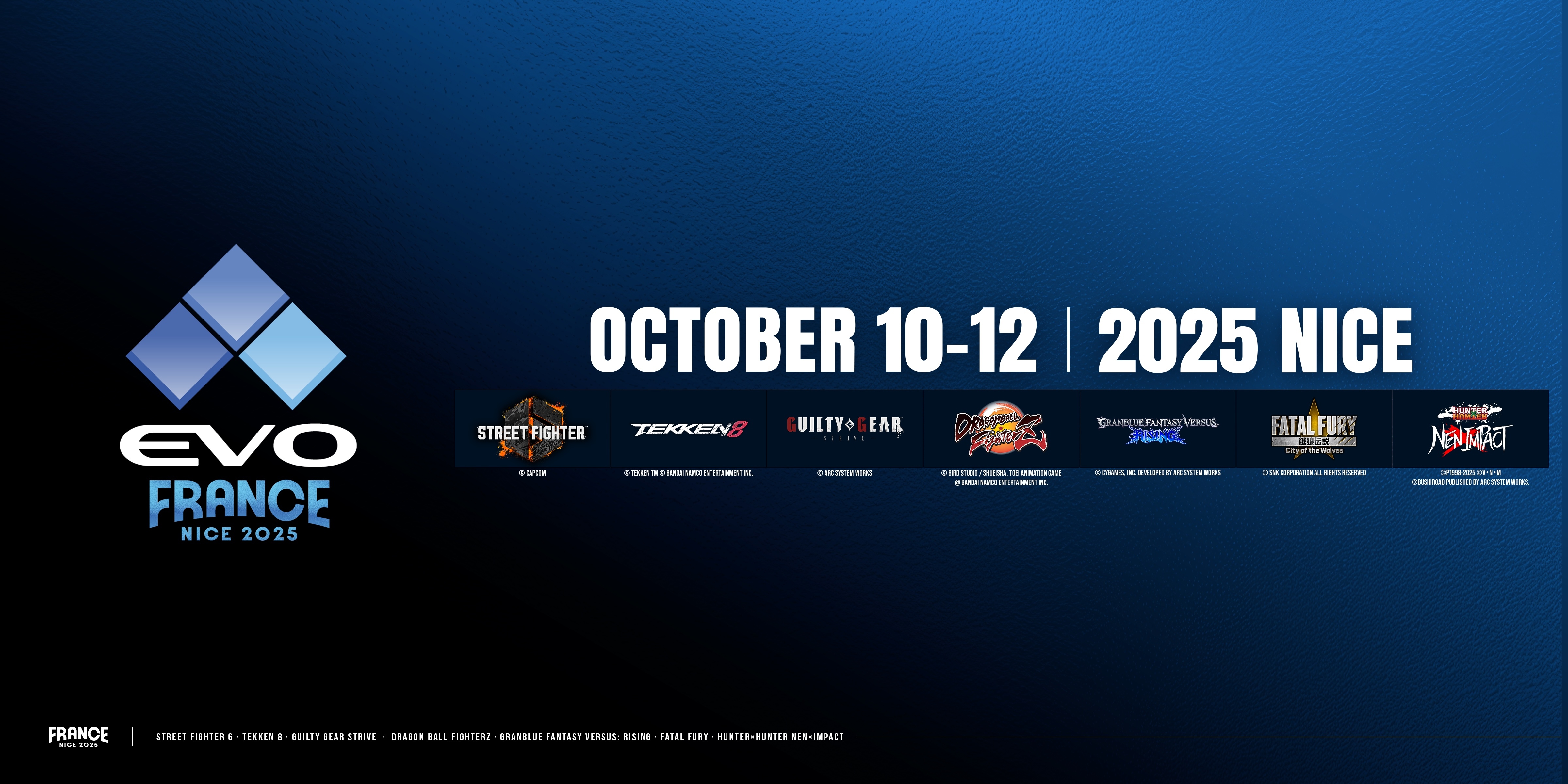 git_blame's tweet card. The best place for Evo France 2025 brackets, streams, standings and schedules all in one place!