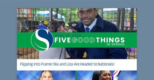 DrLHinojosa_'s tweet card. Five Good Things in Spring