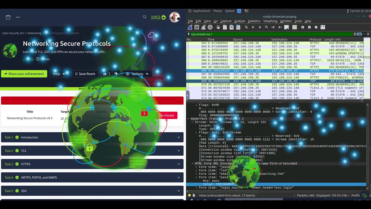 DjalilAyed's tweet card. Networking Secure Protocols: TLS, SSH, and VPN in Cyber Security 101...