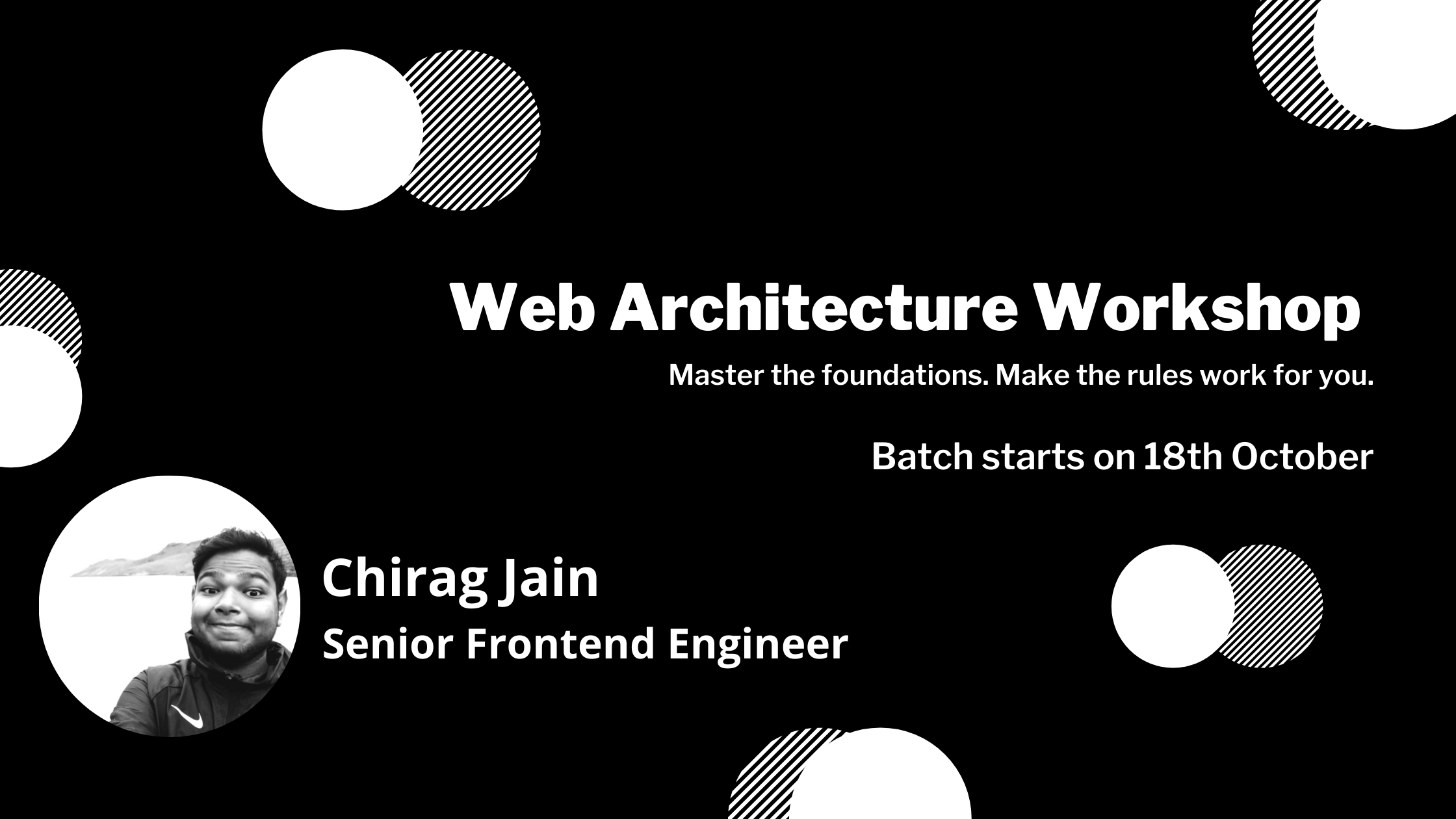 ReactFoo's tweet card. Deep dive into the core pieces of the Web to help you build better experiences